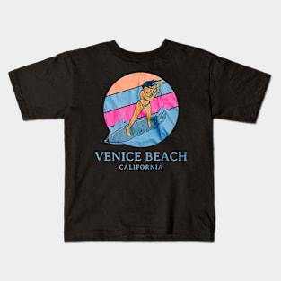 Venice Beach California Vintage Kids T-Shirt